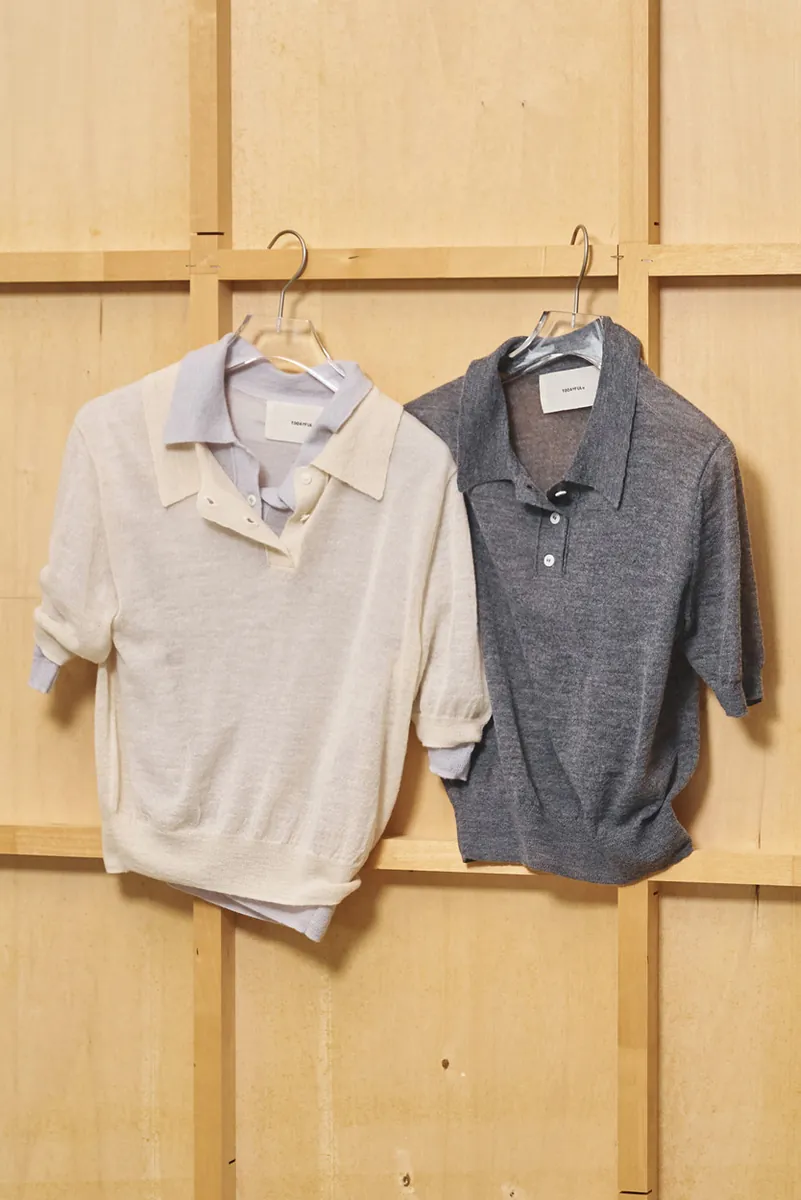[春夏新品預訂] Mohair Knit Polo