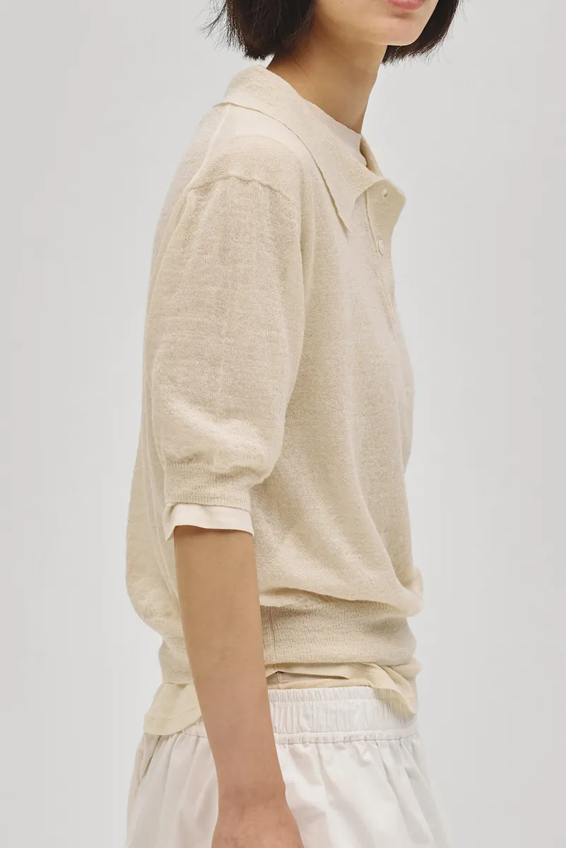[春夏新品預訂] Mohair Knit Polo