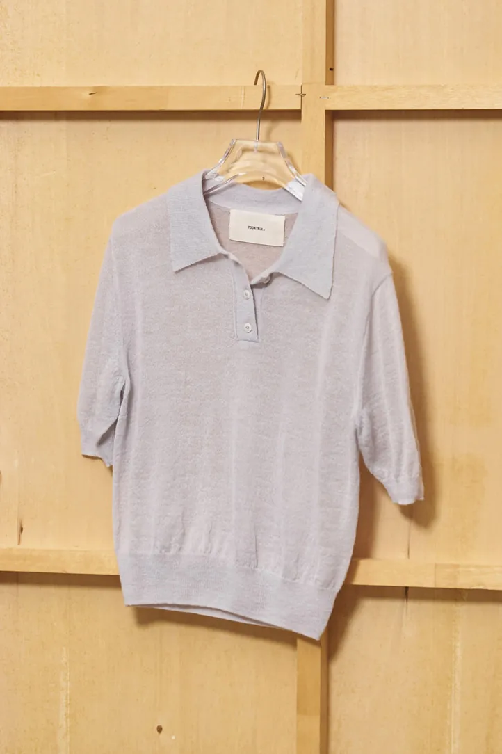 [春夏新品預訂] Mohair Knit Polo
