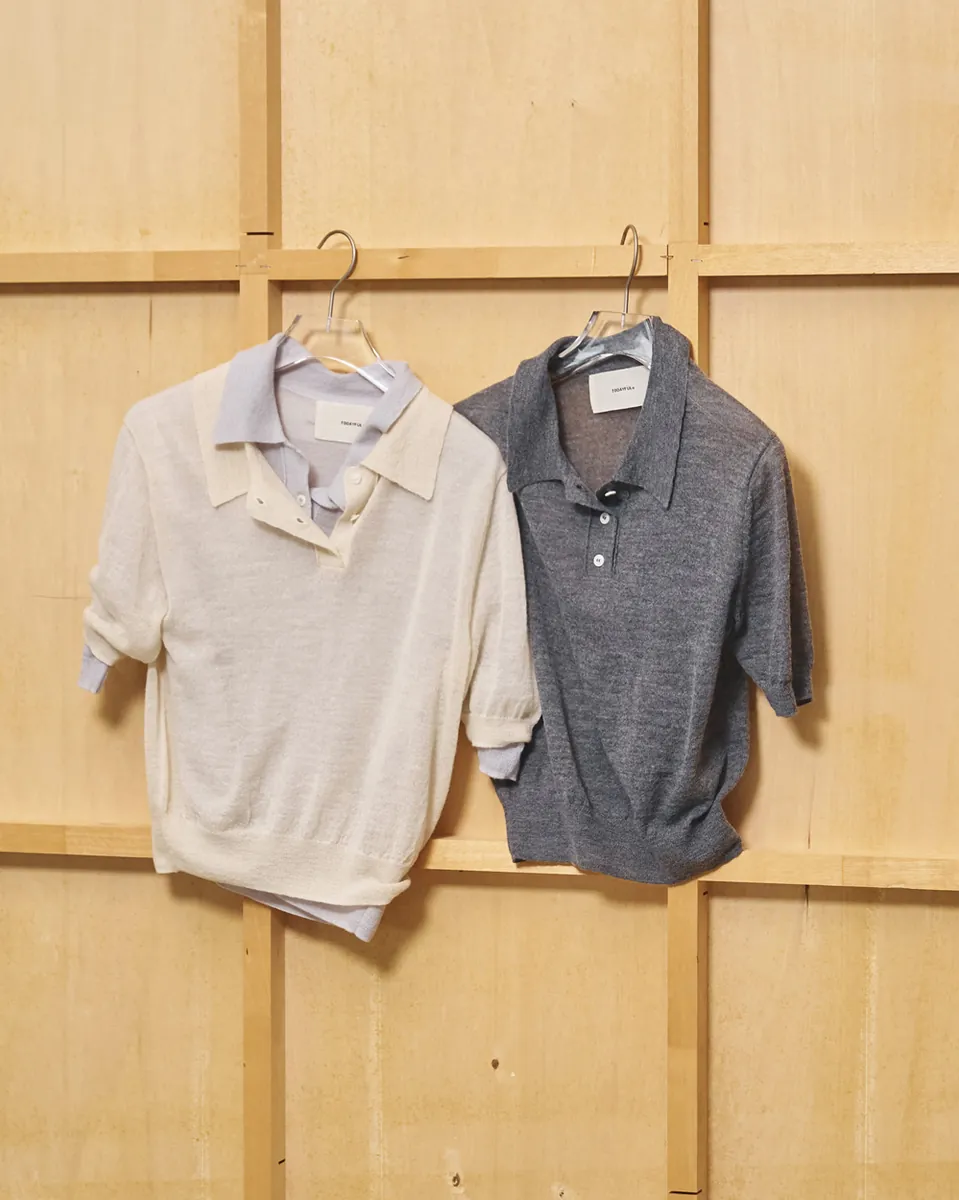 [春夏新品預訂] Mohair Knit Polo