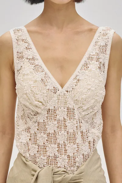 [春夏新品預訂] Shrink Lace Tanktop