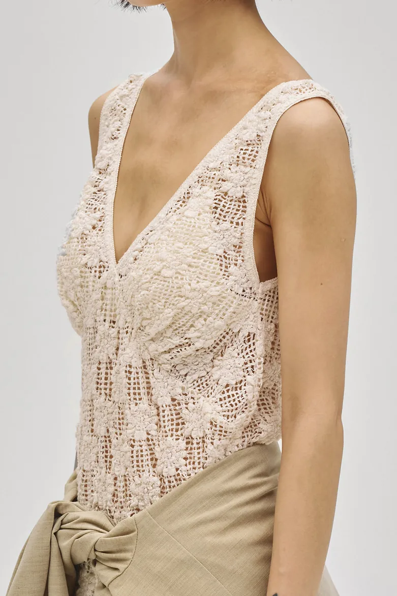 [春夏新品預訂] Shrink Lace Tanktop