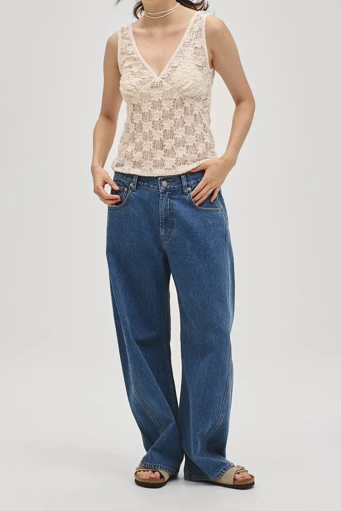 [春夏新品預訂] Shrink Lace Tanktop