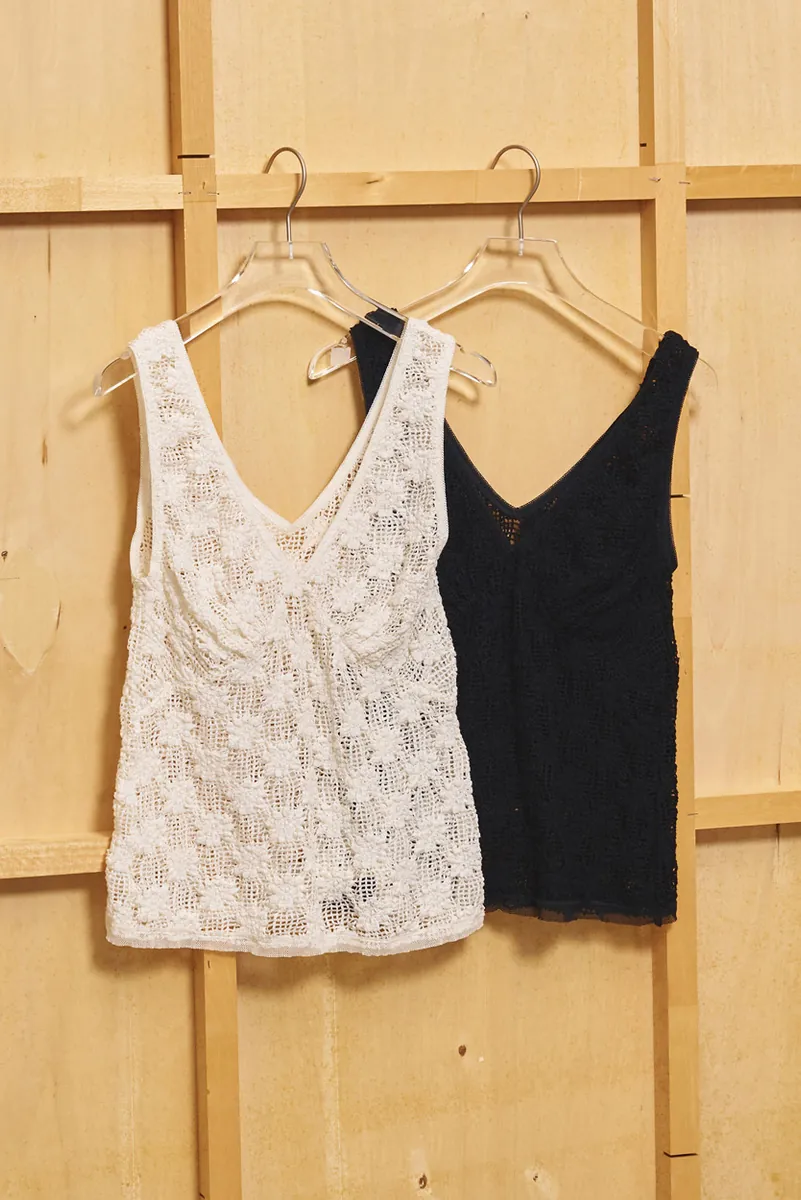 [春夏新品預訂] Shrink Lace Tanktop