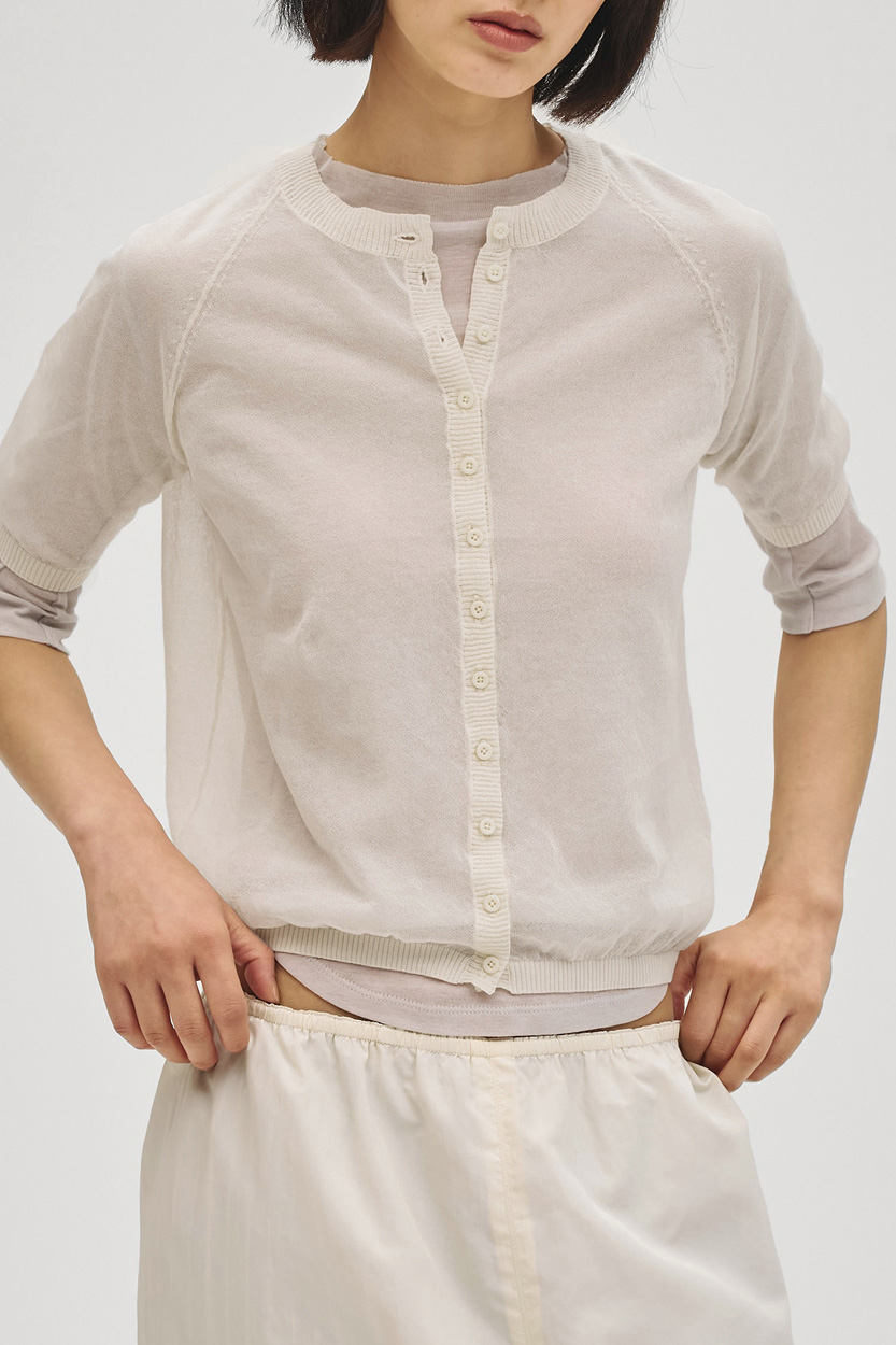 PRE-ORDER] Sheer Knit Cardigan