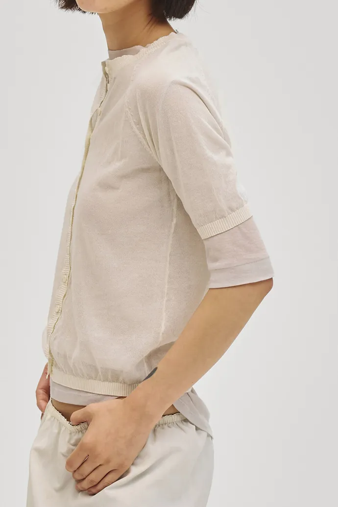 [春夏新品預訂] Sheer Knit Cardigan