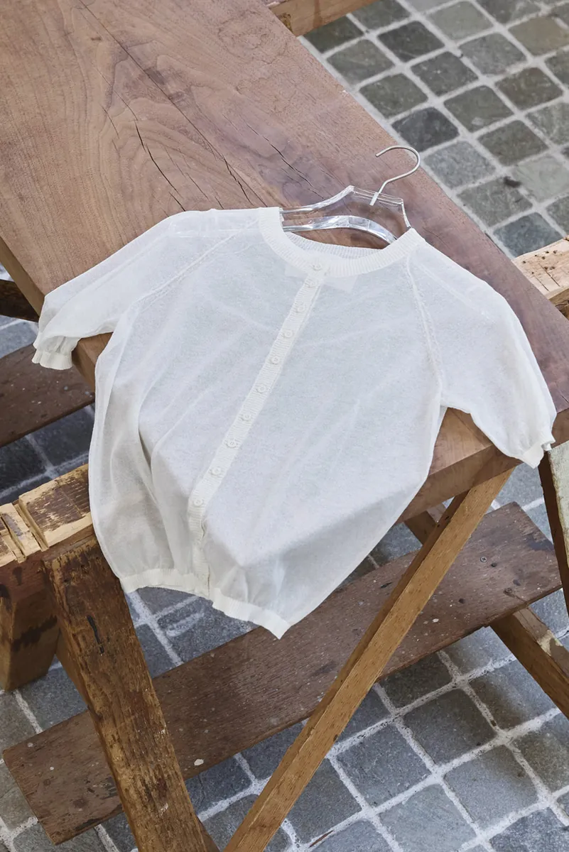 [春夏新品預訂] Sheer Knit Cardigan