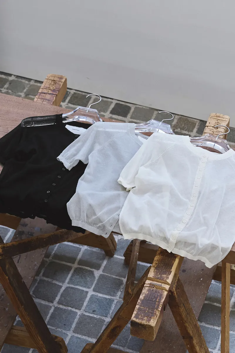 [春夏新品預訂] Sheer Knit Cardigan