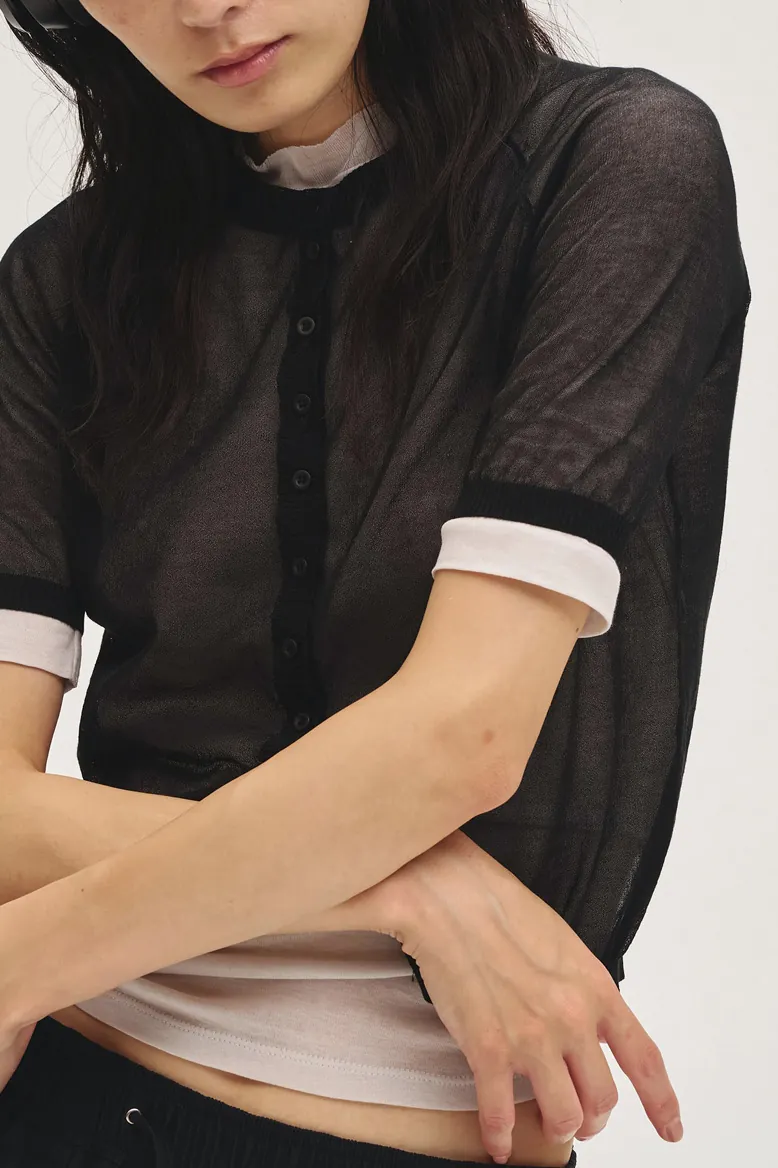 [春夏新品預訂] Sheer Knit Cardigan