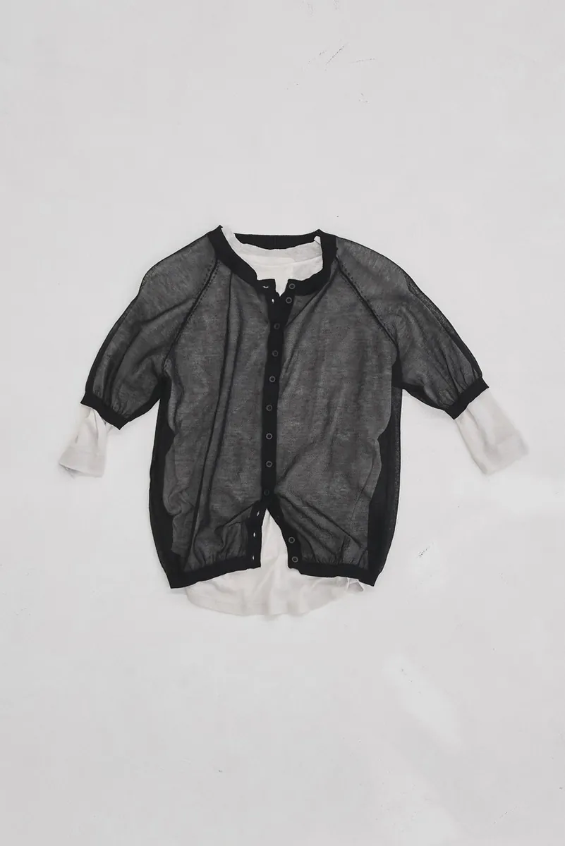 [春夏新品預訂] Sheer Knit Cardigan