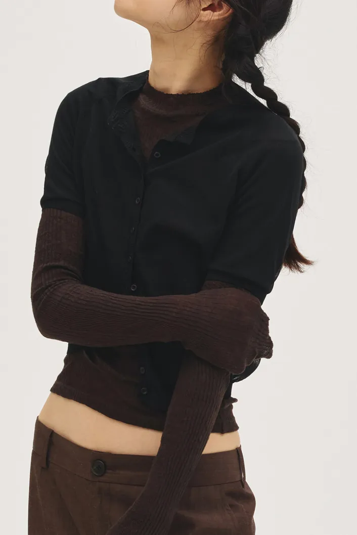 [春夏新品預訂] Sheer Knit Cardigan