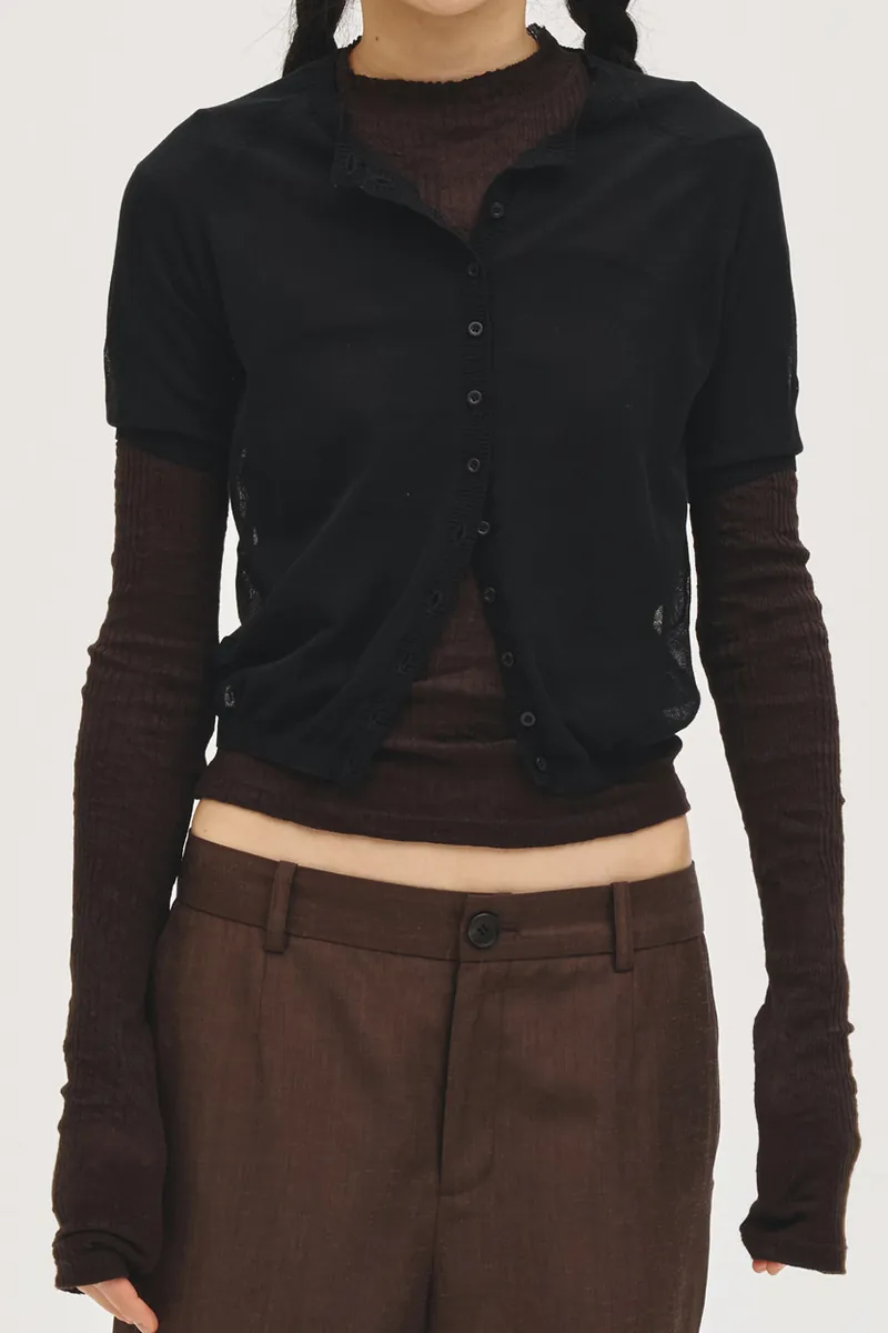 [春夏新品預訂] Sheer Knit Cardigan