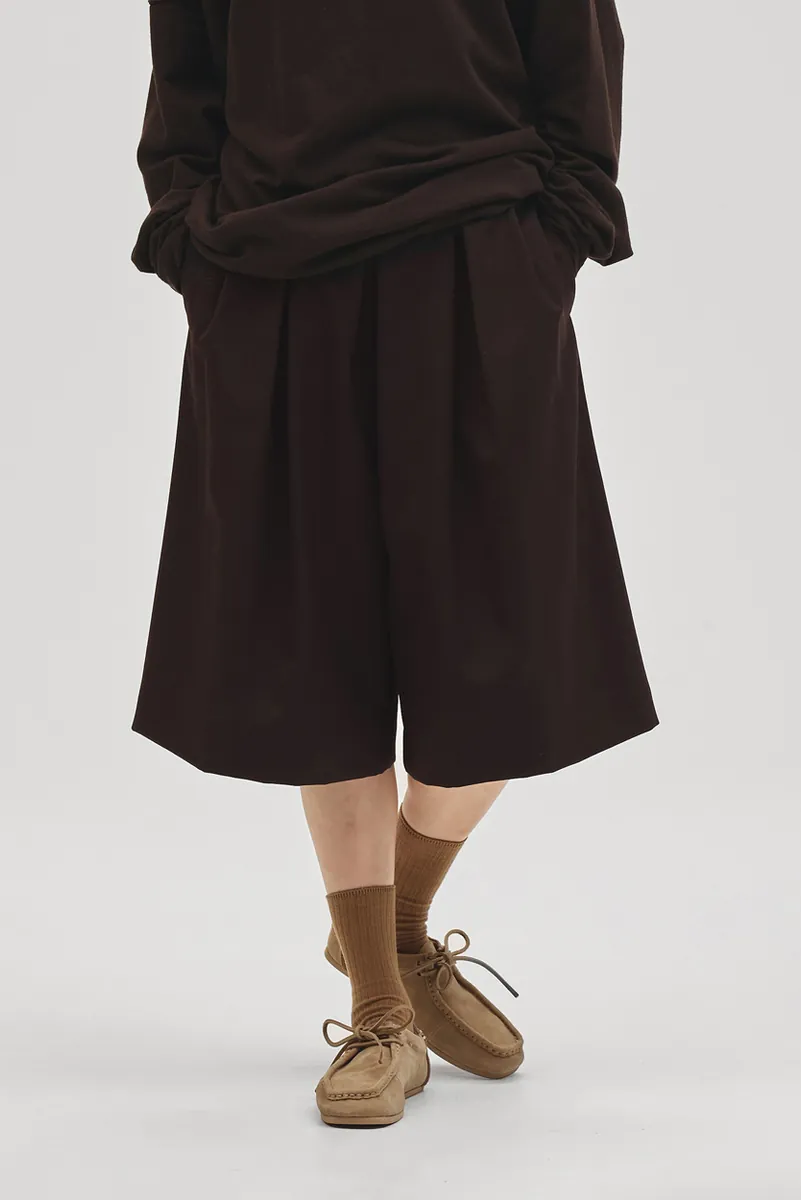 [春夏新品預訂] Twill Bermuda Pants