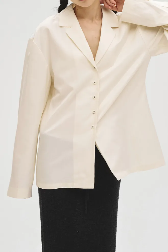 [春夏新品預訂] Satin Shirts Jacket