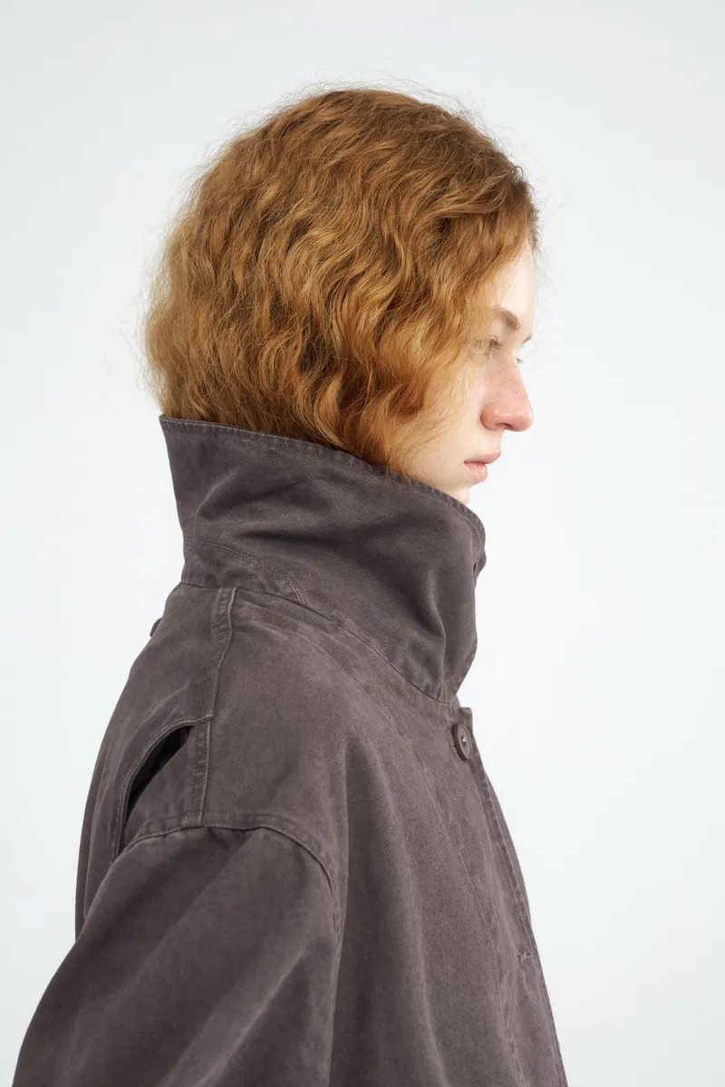 2-in-1 Multi-Pocket Washed Cotton Jacket