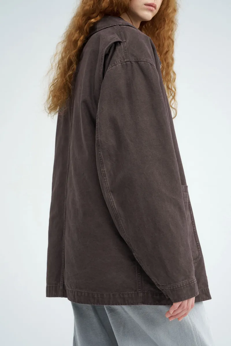 2-in-1 Multi-Pocket Washed Cotton Jacket