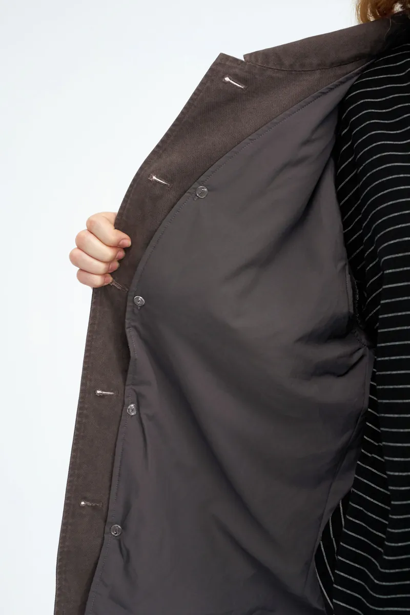 2-in-1 Multi-Pocket Washed Cotton Jacket