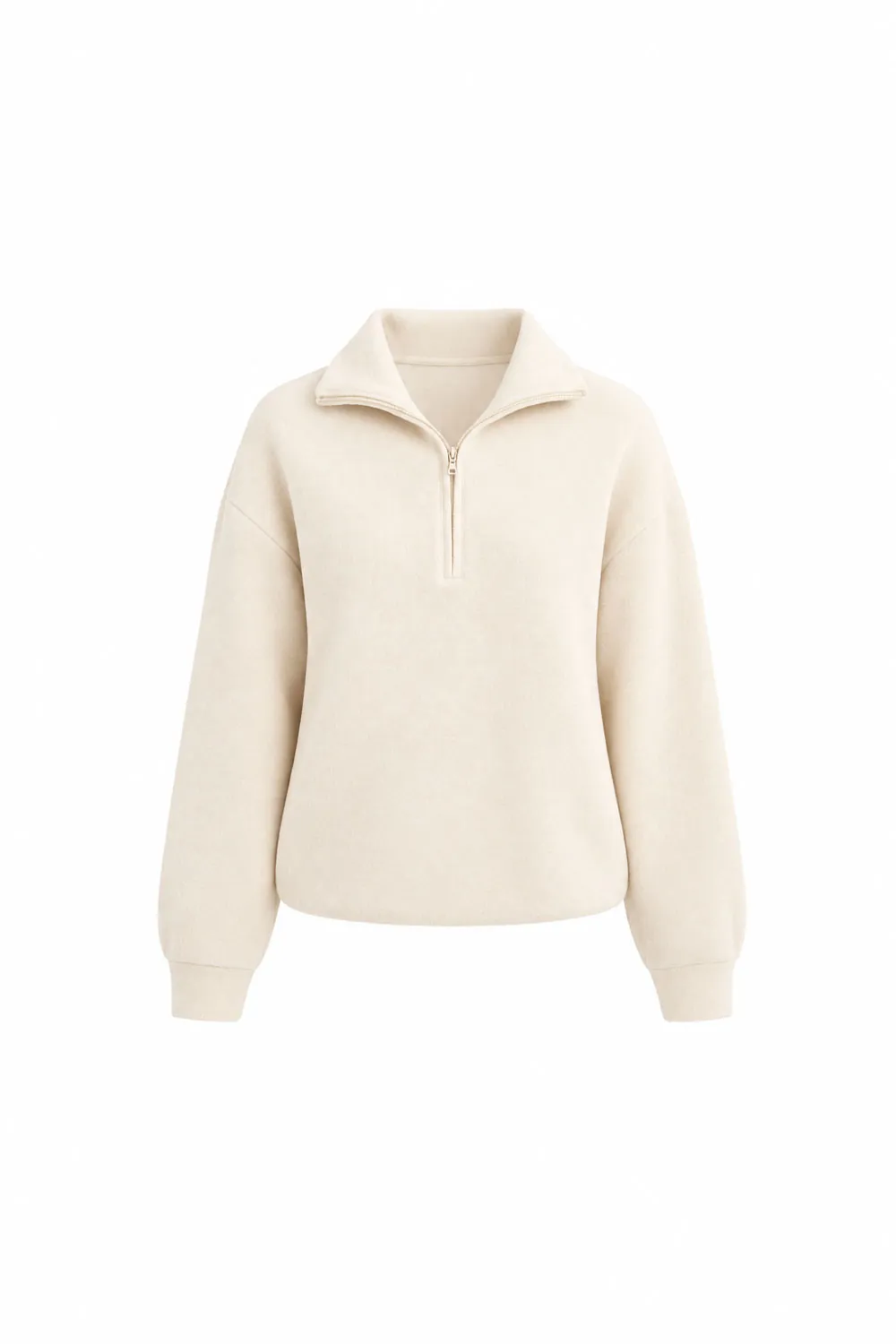 Studio Doe × TODAYFUL - Cotton-Wool Half-Zip Pullover