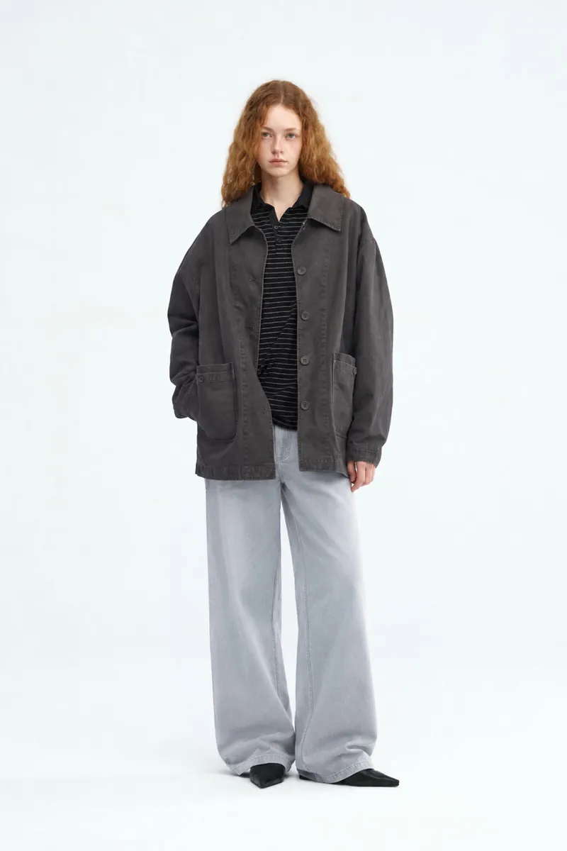 Buckle Two-Tone Adjustable Work Pants