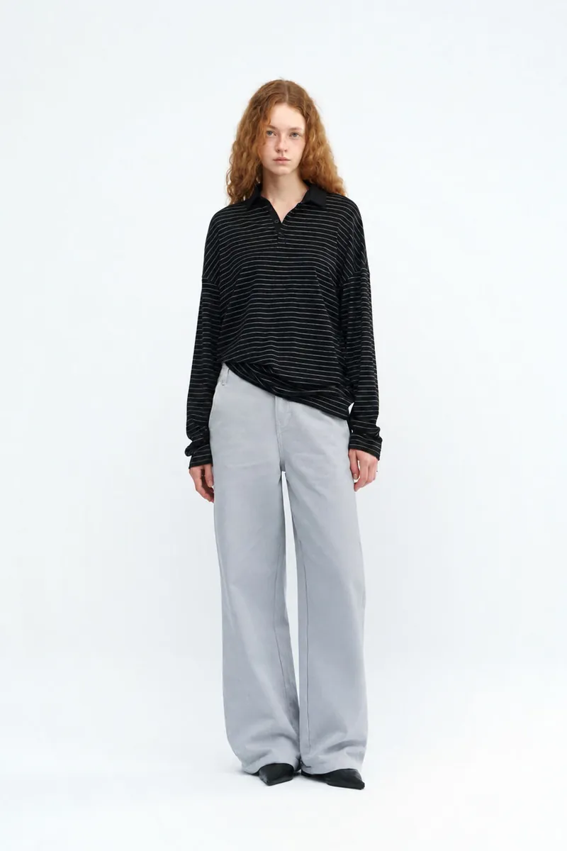 Buckle Two-Tone Adjustable Work Pants