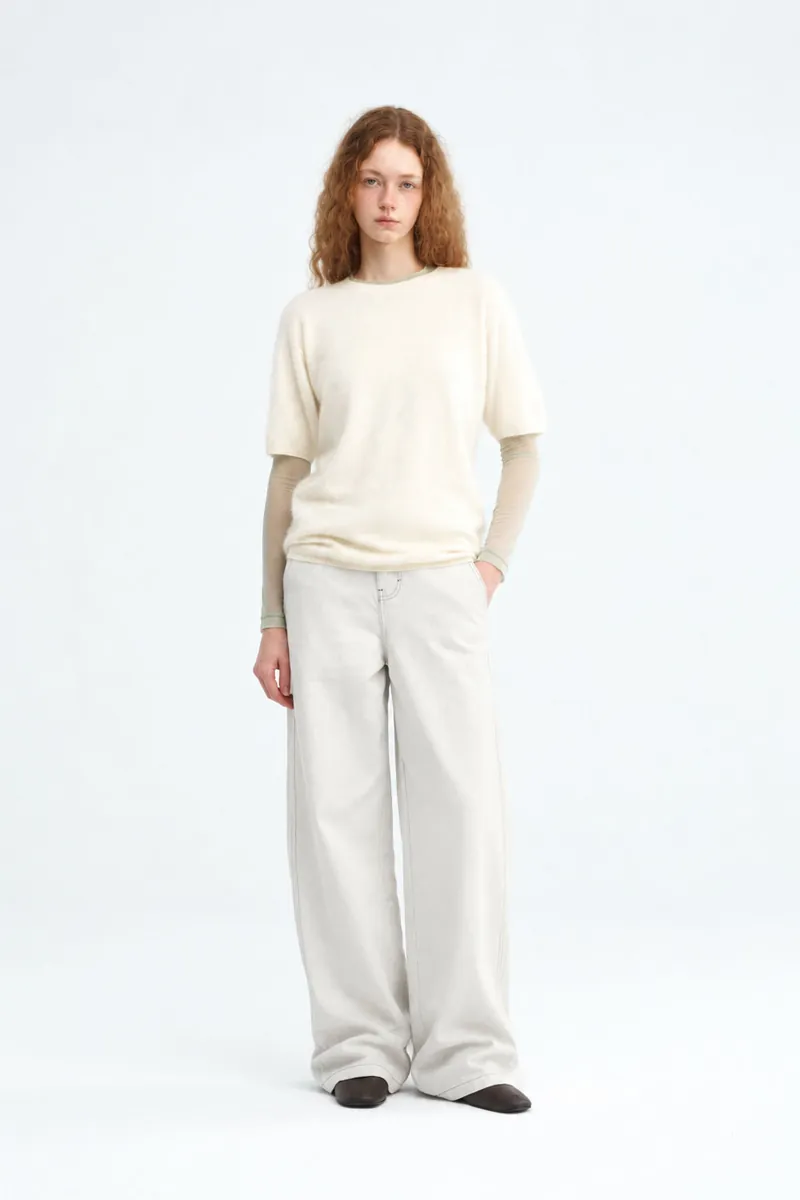 Buckle Two-Tone Adjustable Work Pants