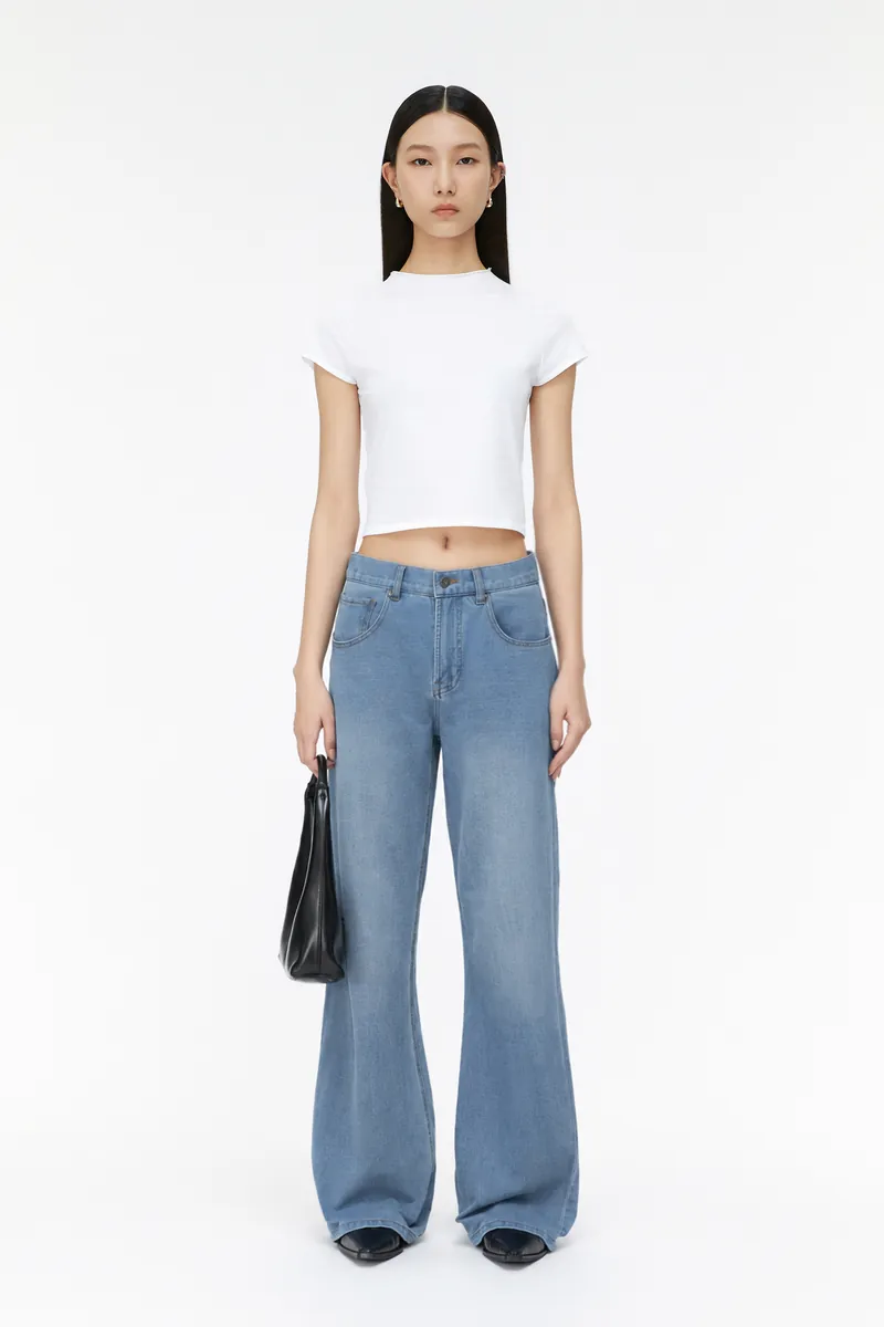 Soft Habit Knit Flare Jeans