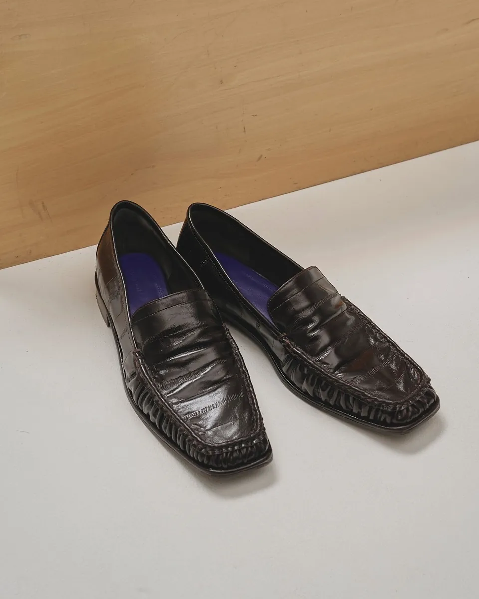 Squaretoe Gather Loafers