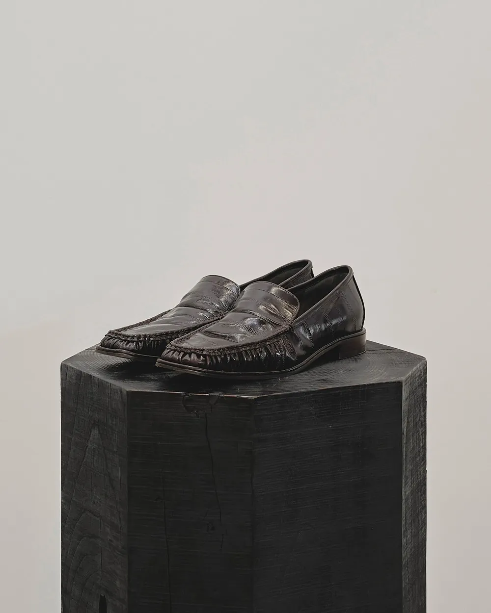 Squaretoe Gather Loafers