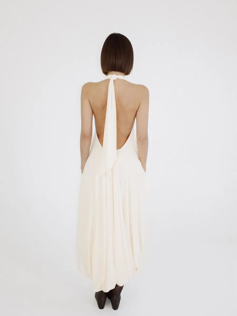 Doe: Molly Deep U Tie-Waist Blossom Dress