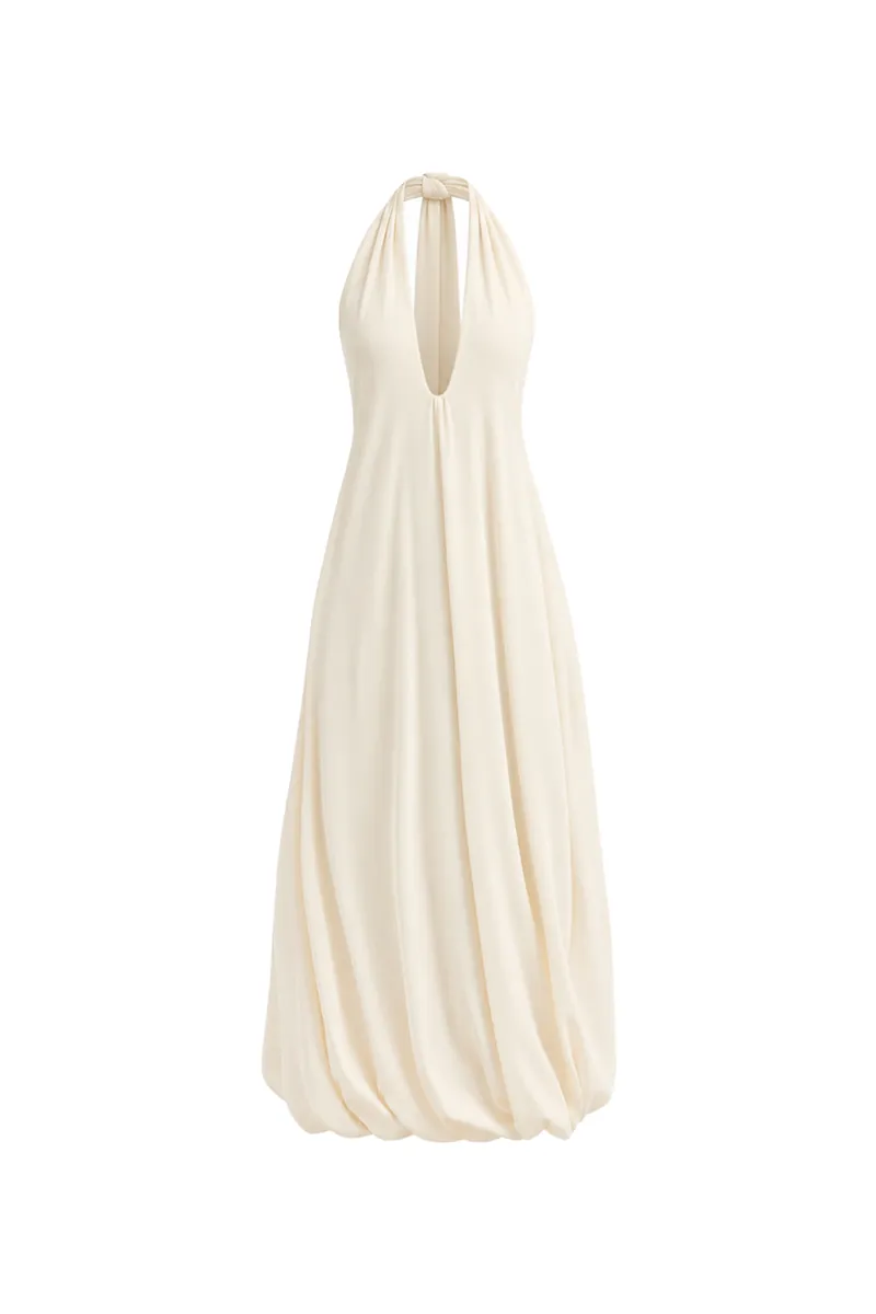Doe: Molly Deep U Tie-Waist Blossom Dress