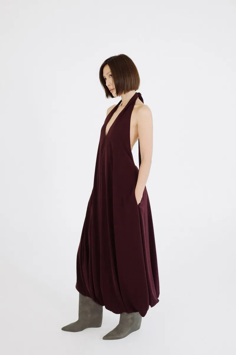 Doe: Molly Deep U Tie-Waist Blossom Dress