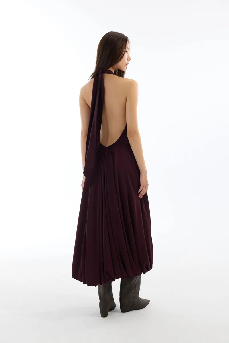 Doe: Molly Deep U Tie-Waist Blossom Dress