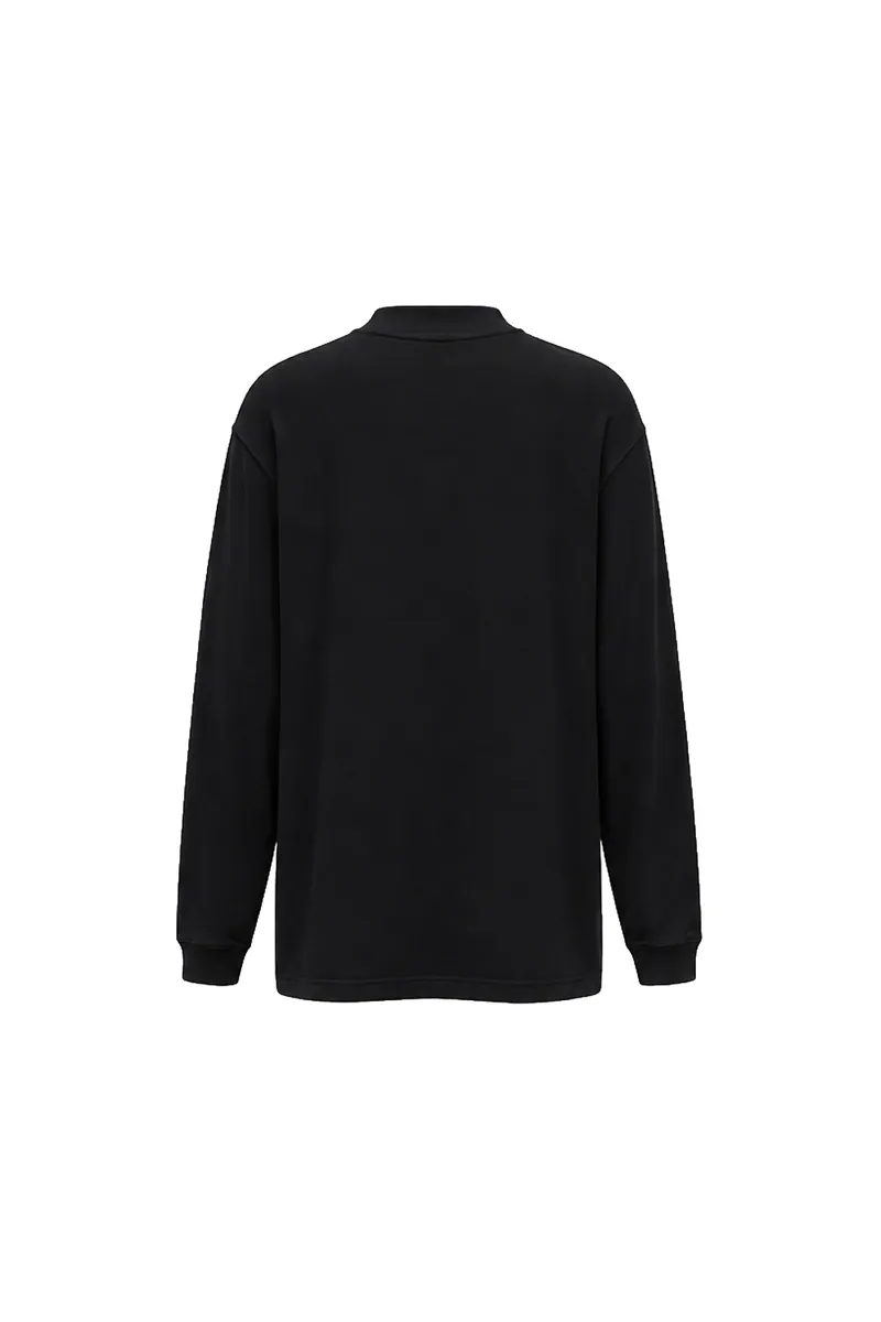 Gender Free 羊毛混紡小高領棉Tee(女)