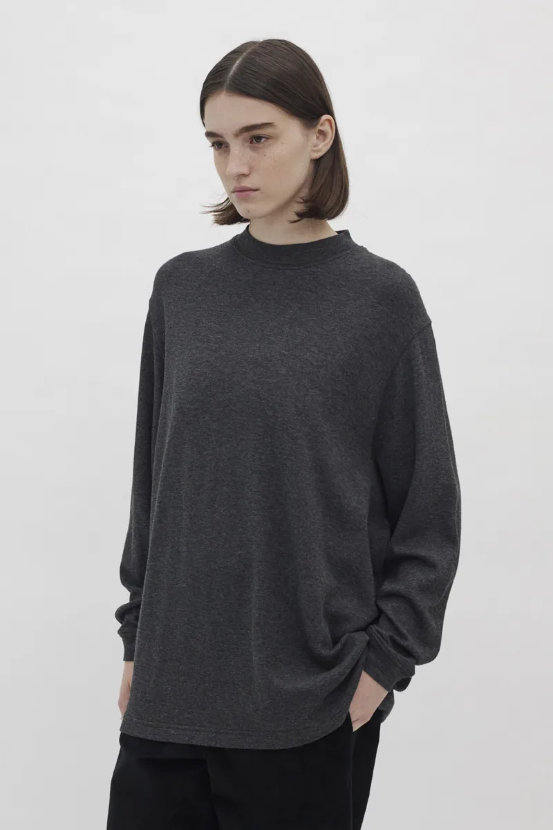 Gender Free 羊毛混紡小高領棉Tee(女)