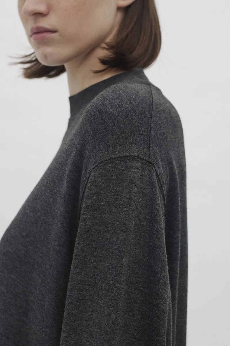Gender Free 羊毛混紡小高領棉Tee(女)