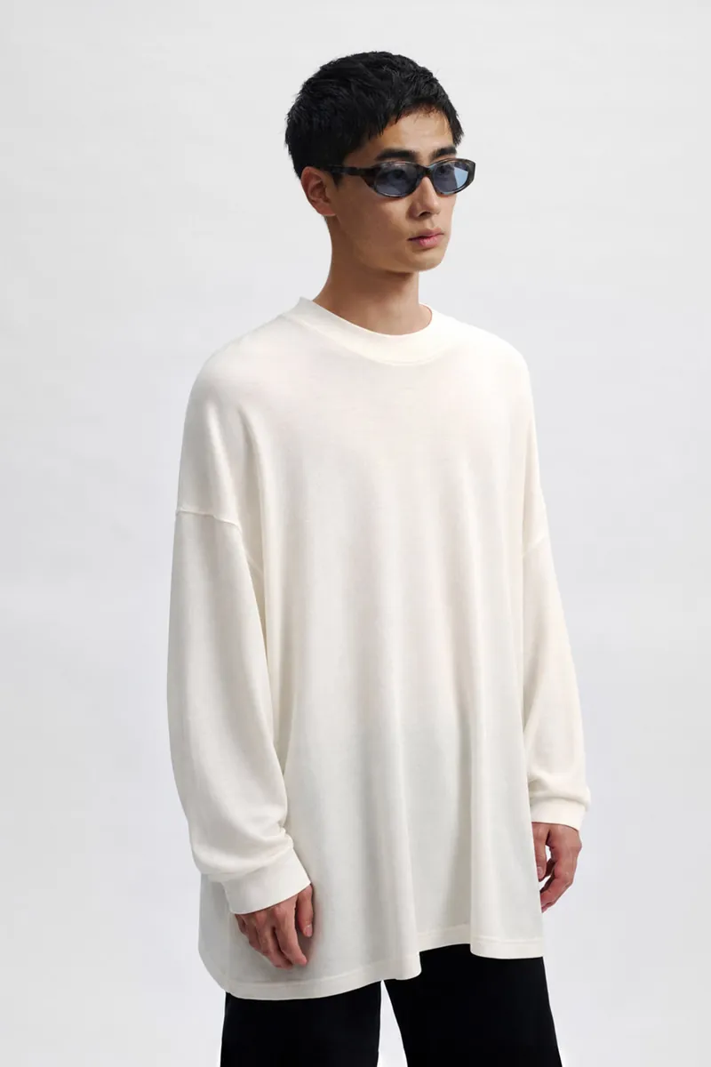 Gender Free 羊毛混紡小高領棉Tee(男)