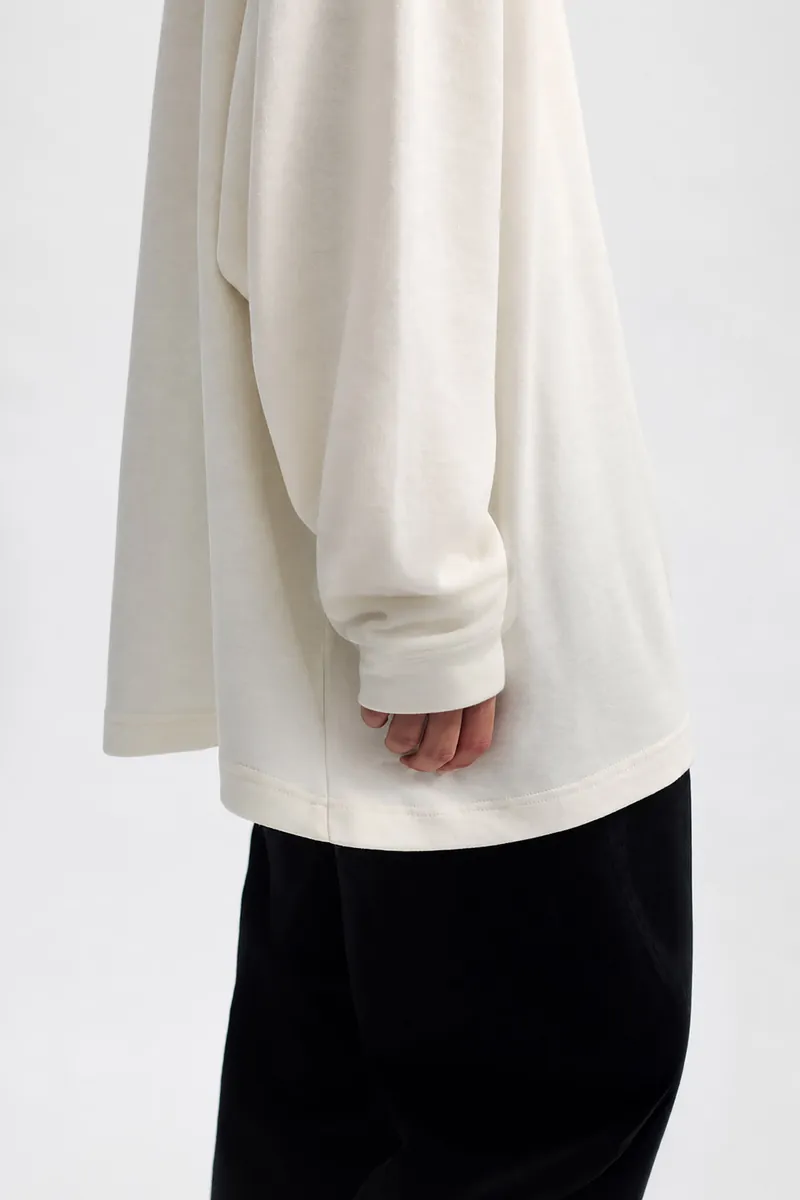 Gender Free 羊毛混紡小高領棉Tee(男)