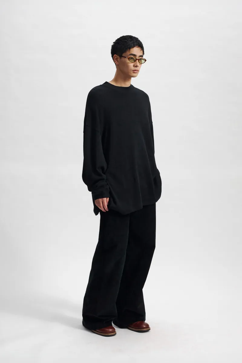 Gender Free 羊毛混紡小高領棉Tee(男)