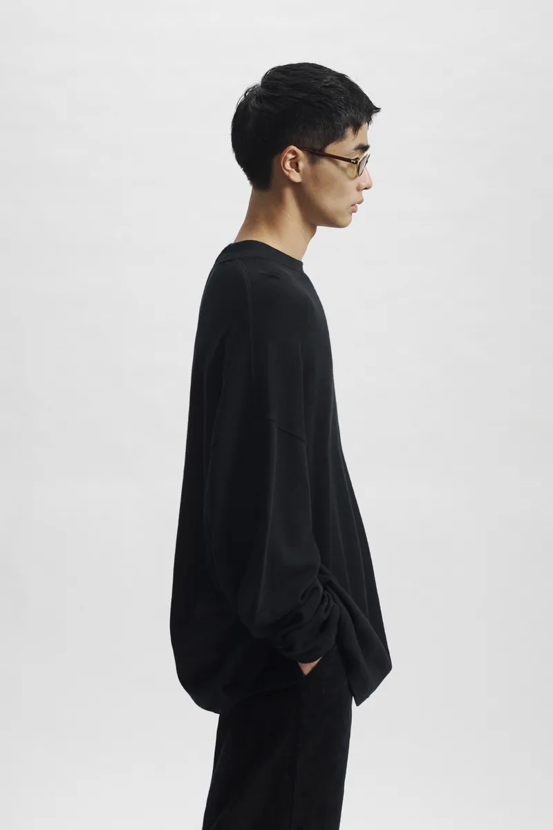 Gender Free 羊毛混紡小高領棉Tee(男)