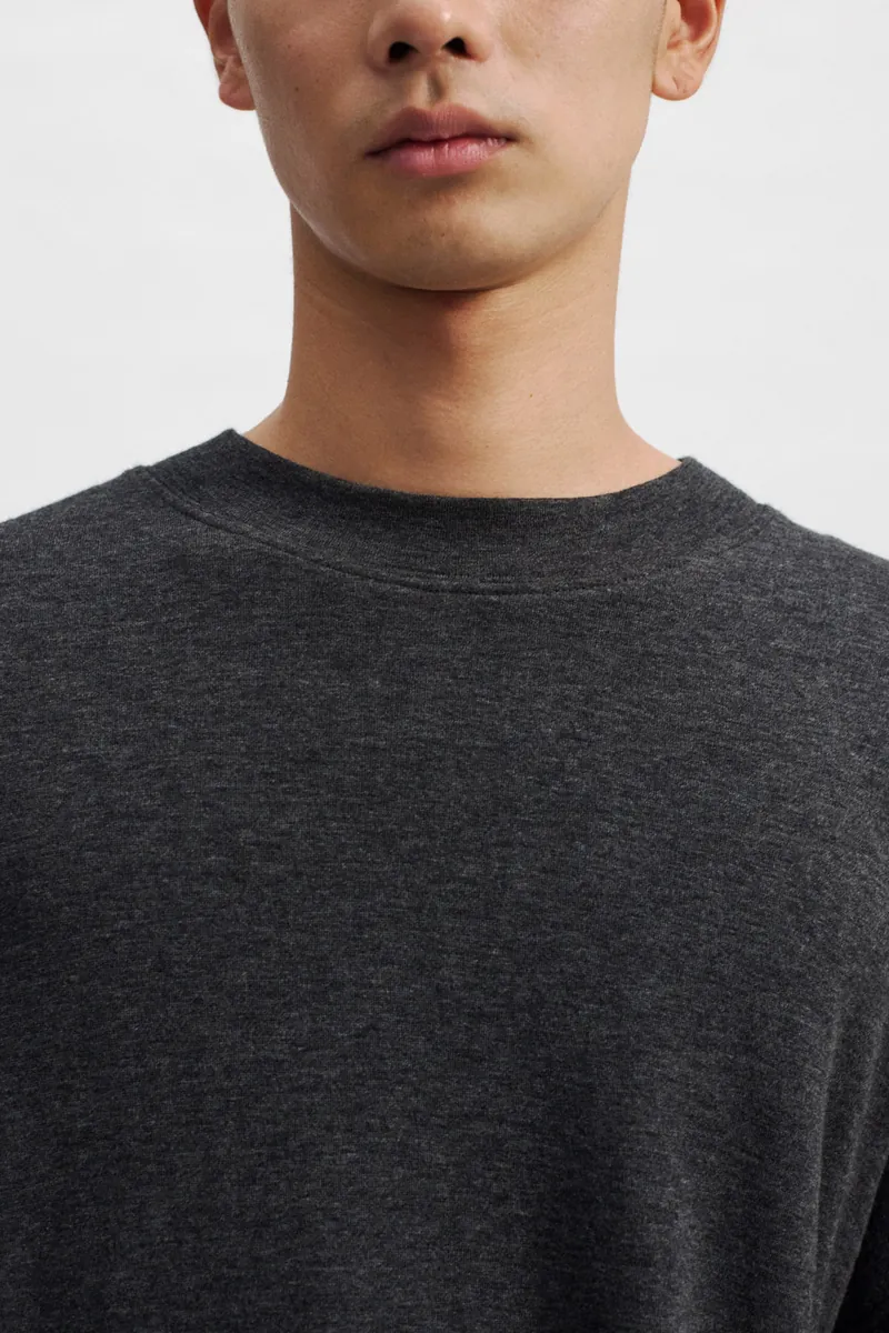 Gender Free 羊毛混紡小高領棉Tee(男)