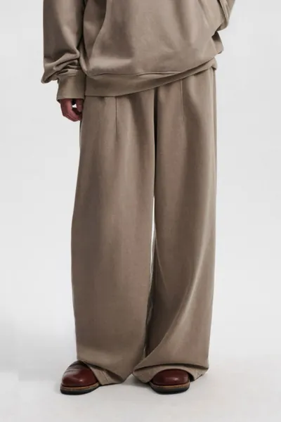 Gender Free Washed Wide-Leg Sweatpants