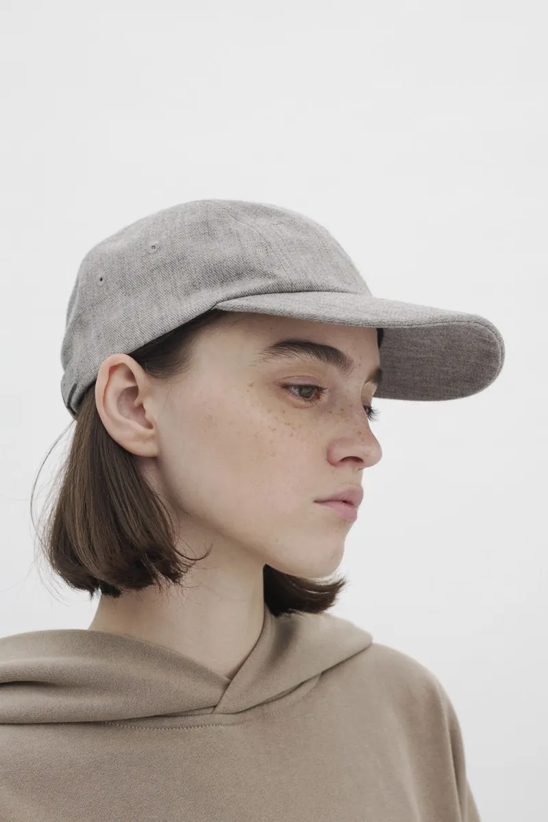 Gender Free Wool-Blend Twill Baseball Cap