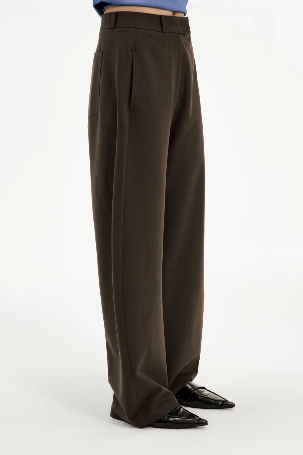 Studio Doe - Low-waist Cocoon Wide Trousers