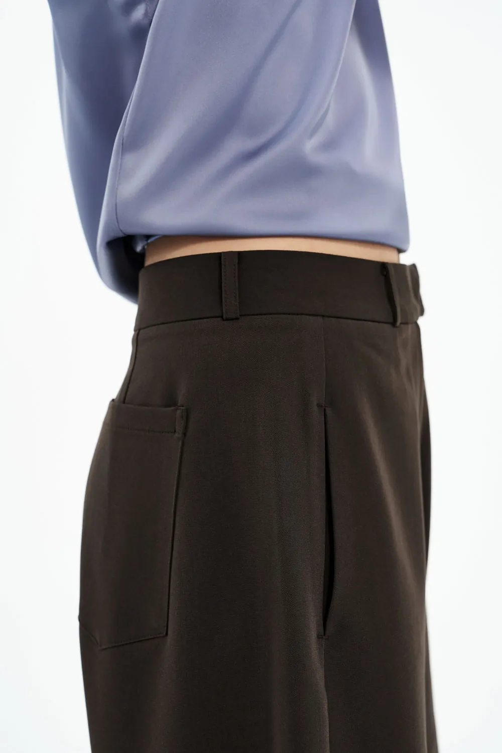 Studio Doe - Low-waist Cocoon Wide Trousers