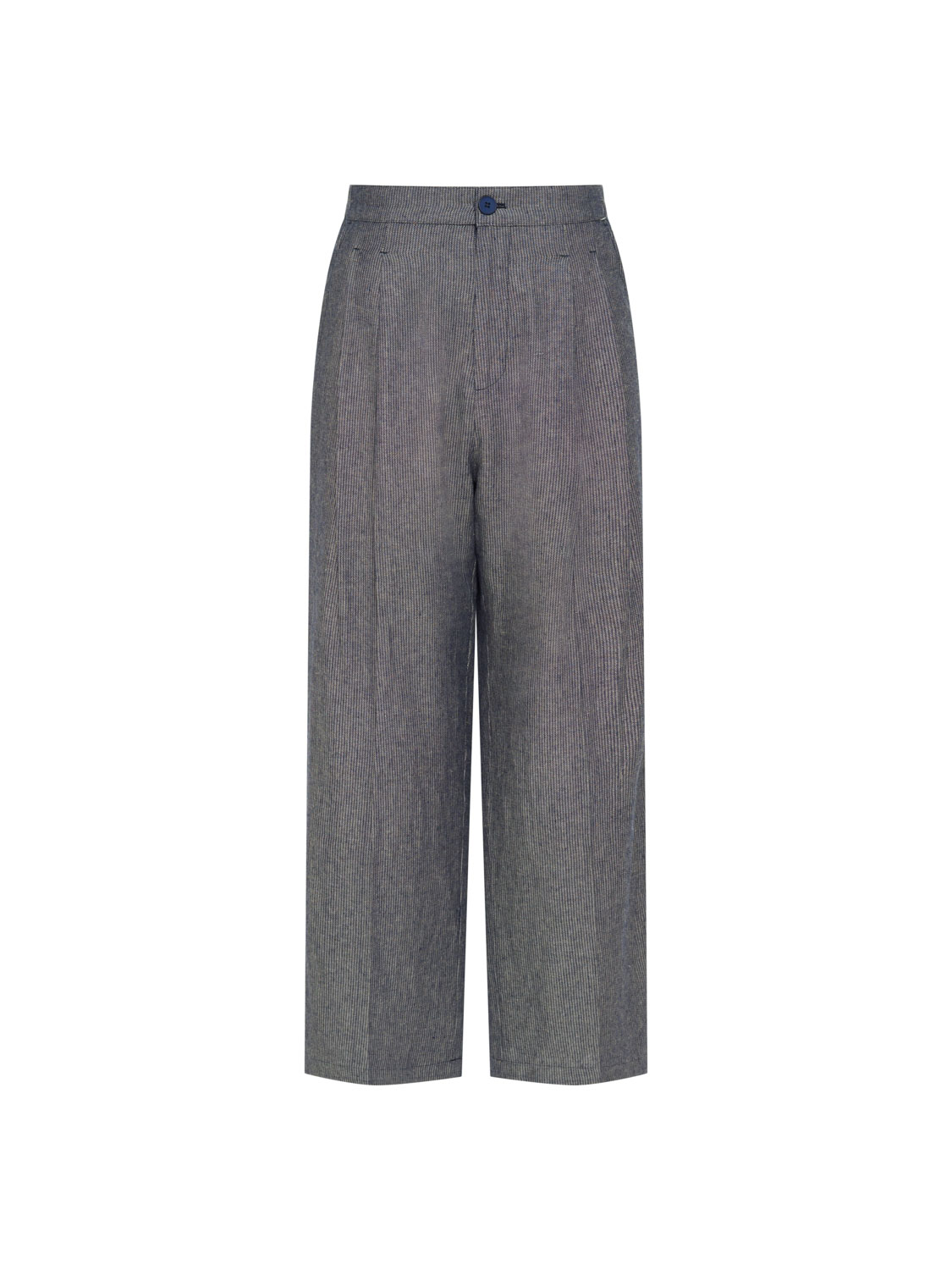 Studio Doe - Gender Free Striped Cotton-Linen Relaxed Pants (Men)