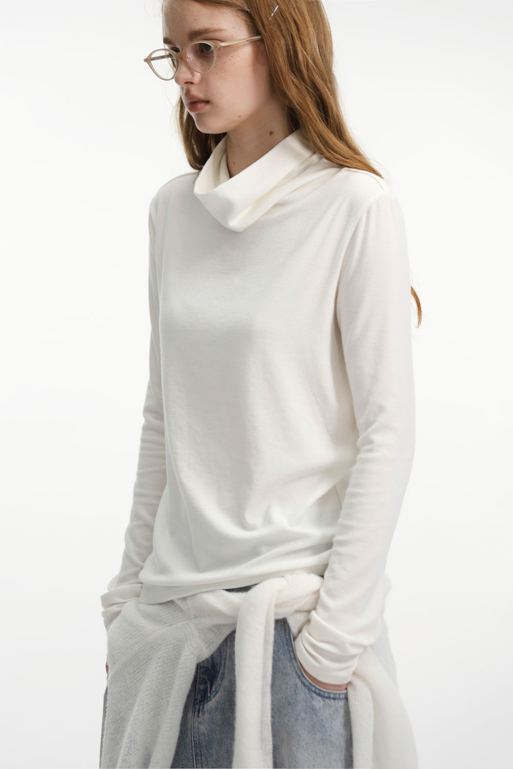Studio Doe - Folded-collar Pullover