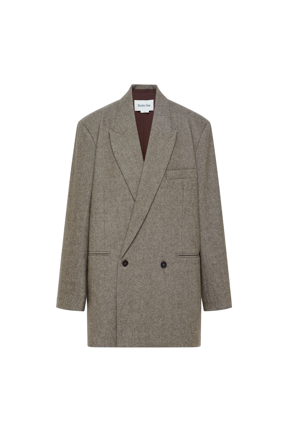 Studio Doe - Gender Free Wool Blend Tailored Coat