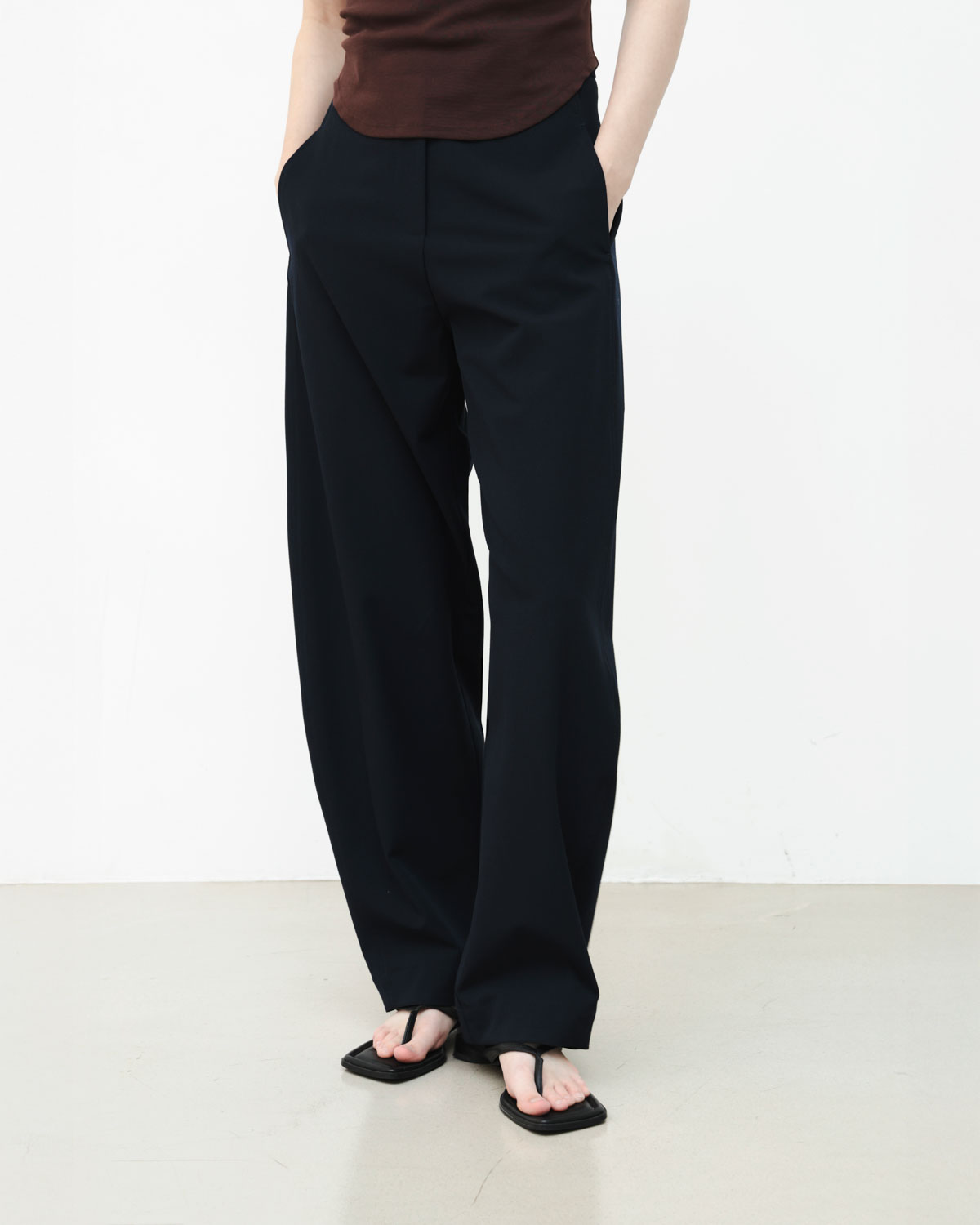 Studio Doe - High-waist Cocoon Wide-leg Suit Pants (TODAYFUL Limited Collaboration)