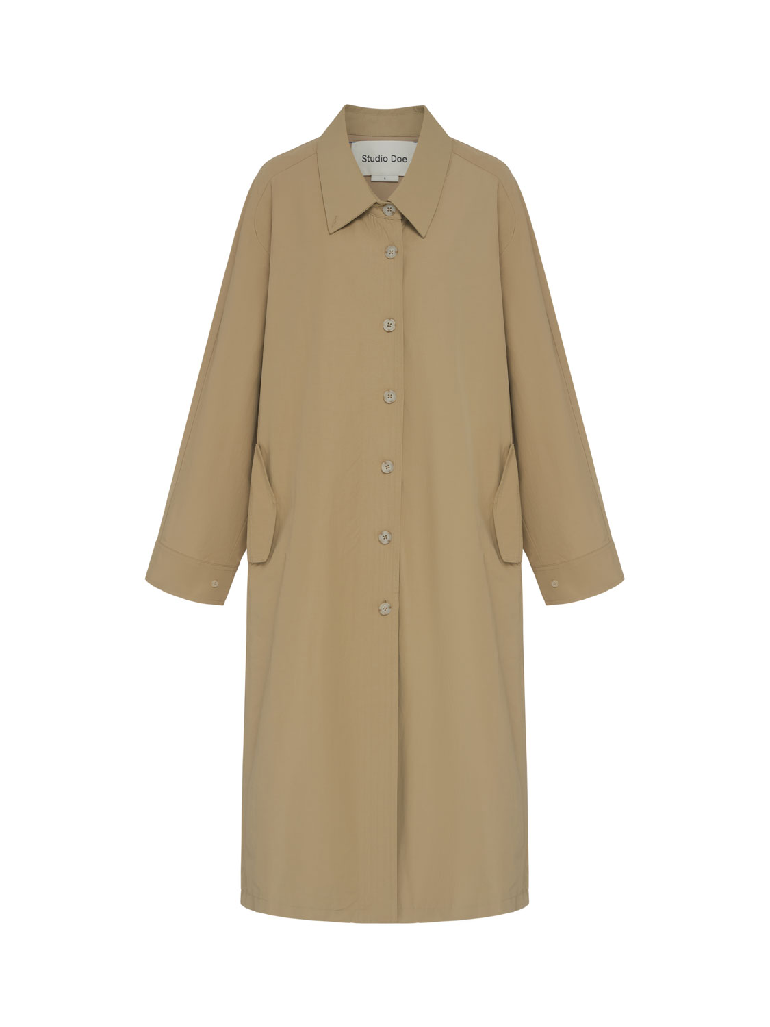 Studio Doe - Textured piped lightweight trench