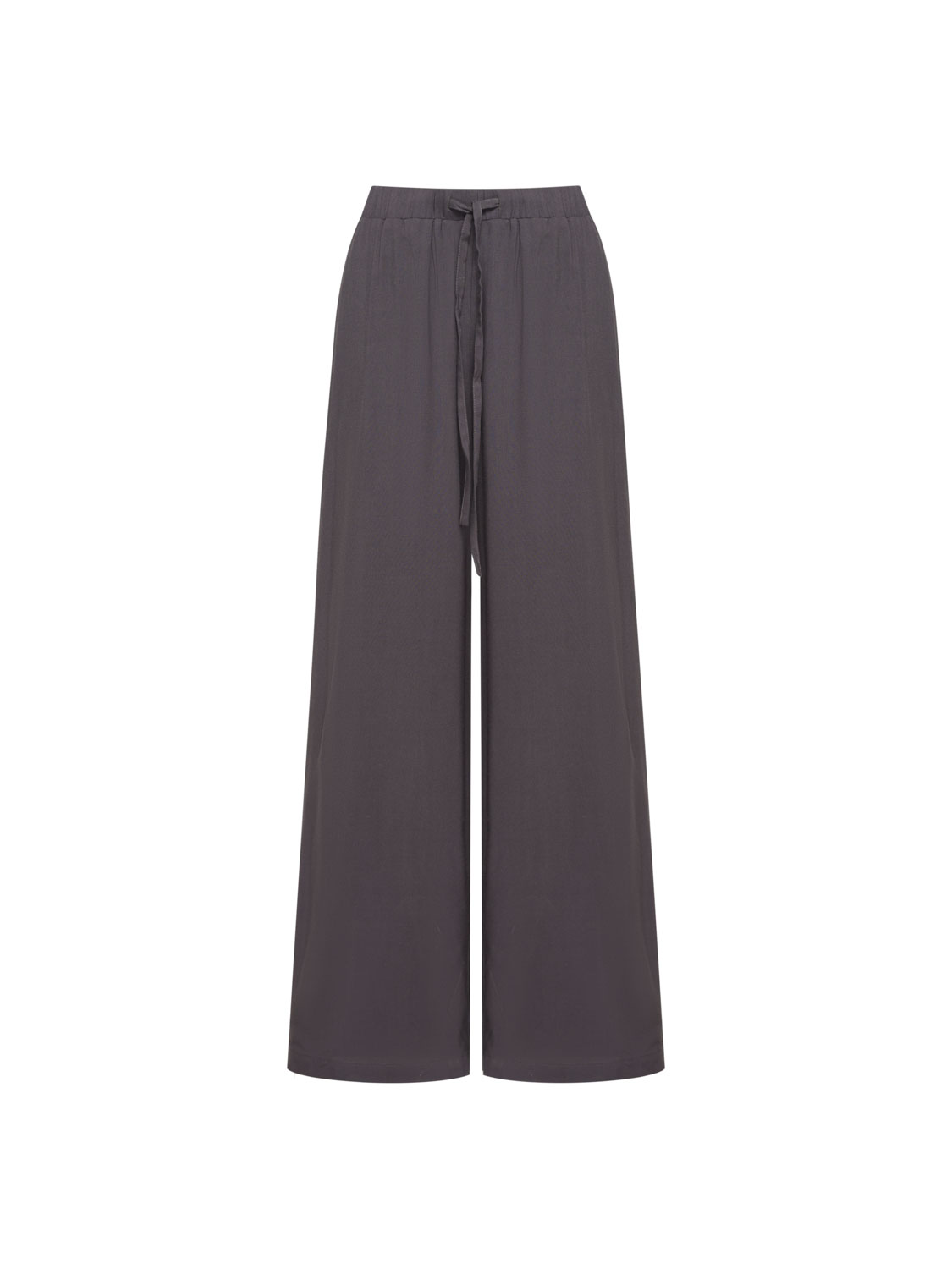 Studio Doe - soft side-pleat drawstring pants - (dark grey)